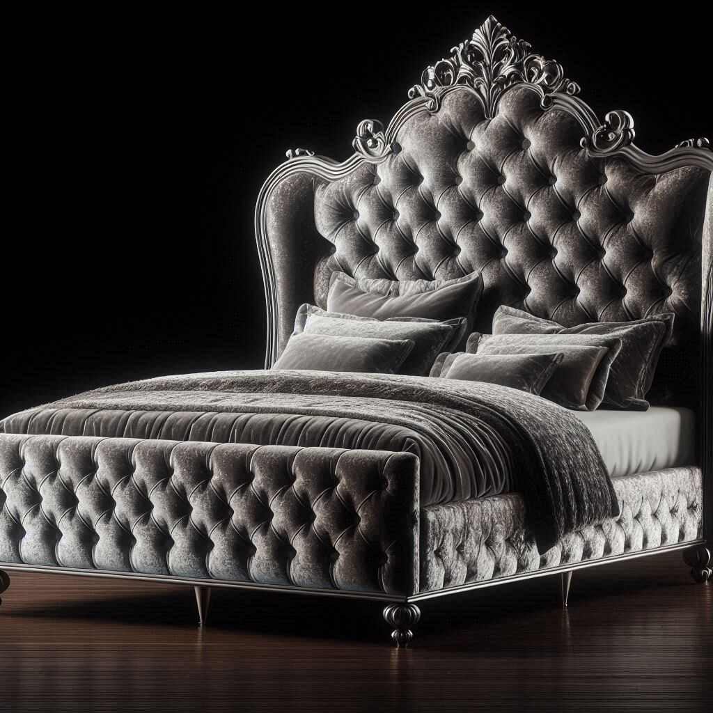 Crush Velvet Bed - Ultimate Luxury!