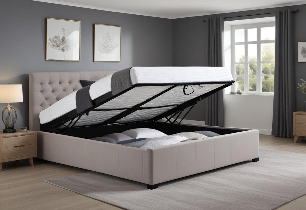 Super King Ottoman Bed: Lift Mechanism & Multimedia Features